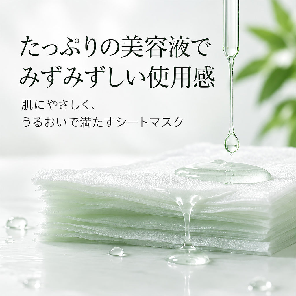 高濃度 カフェイン＆チャ葉エキス シートマスク 大容量30枚 CF Sheet Mask (30 Sheets)