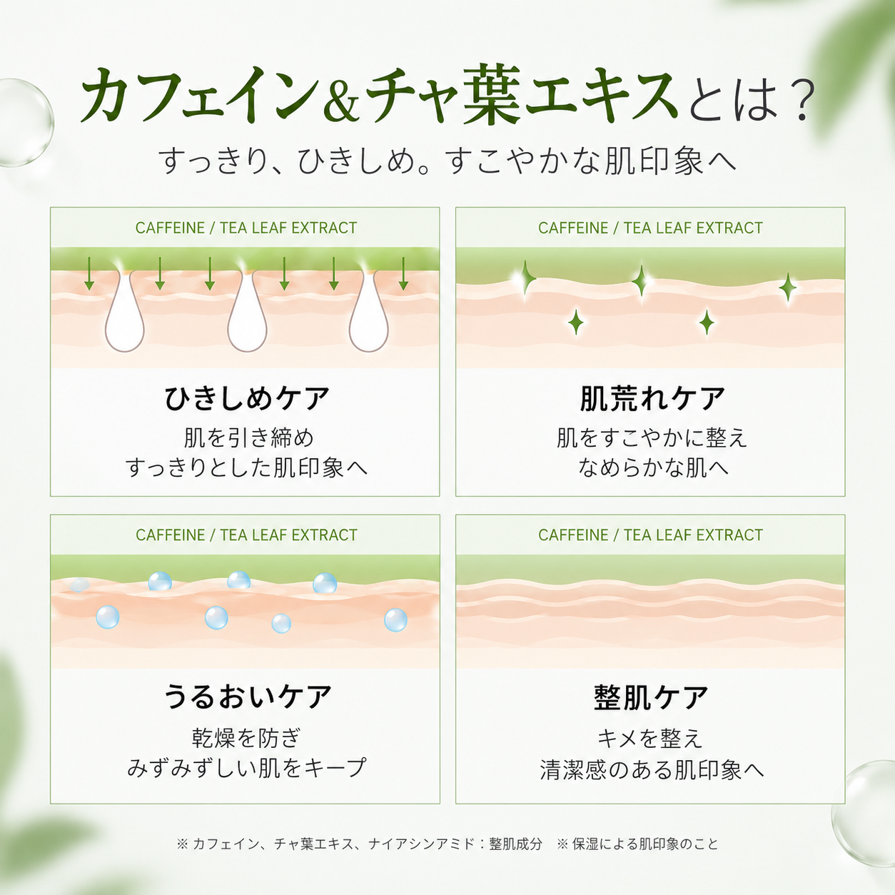 高濃度 カフェイン＆チャ葉エキス シートマスク 大容量30枚 CF Sheet Mask (30 Sheets)