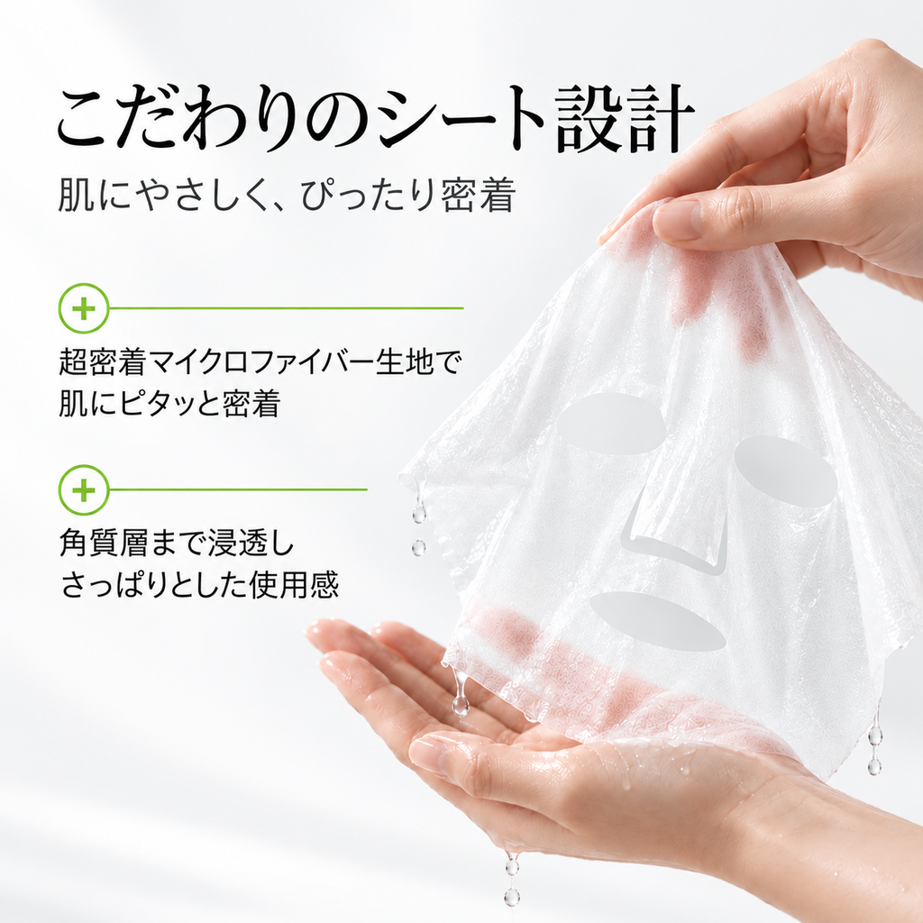 高濃度 カフェイン＆チャ葉エキス シートマスク 大容量30枚 CF Sheet Mask (30 Sheets)