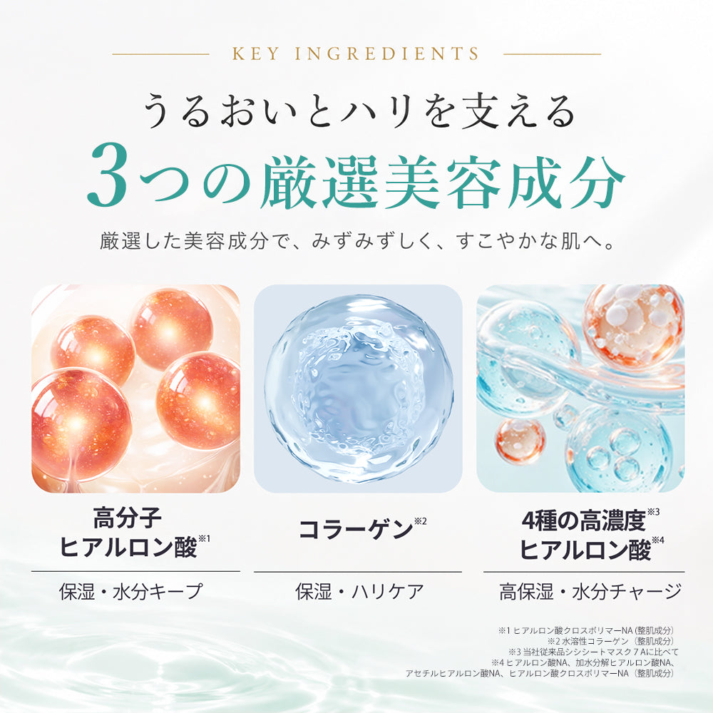 ヒアルロン酸 シートマスク 個包装7枚 Seaweed Sheet Mask (HY)Individually packed, 7 sheets per box