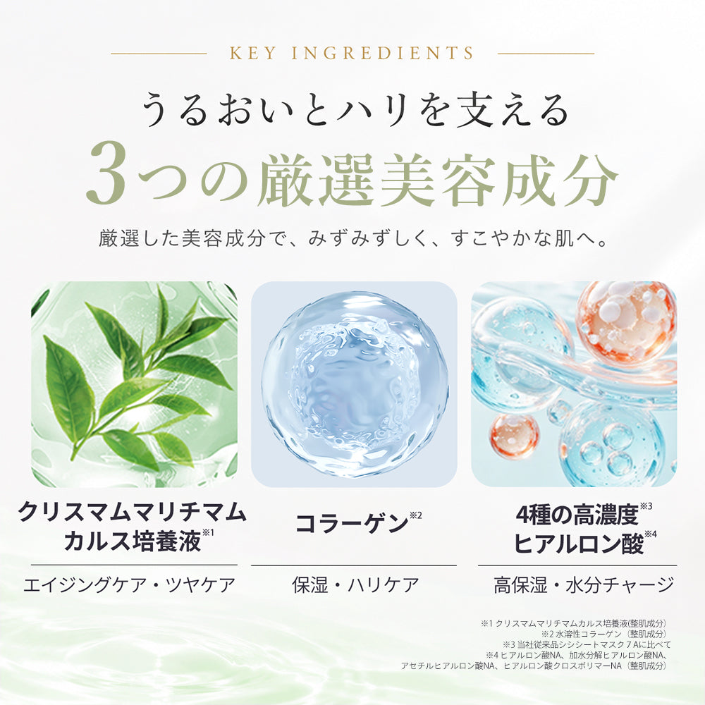 植物性幹細胞エキス ミルキーシートマスク 個包装7枚  Milky Sheet Mask (PL)Individually packed, 7 sheets per box