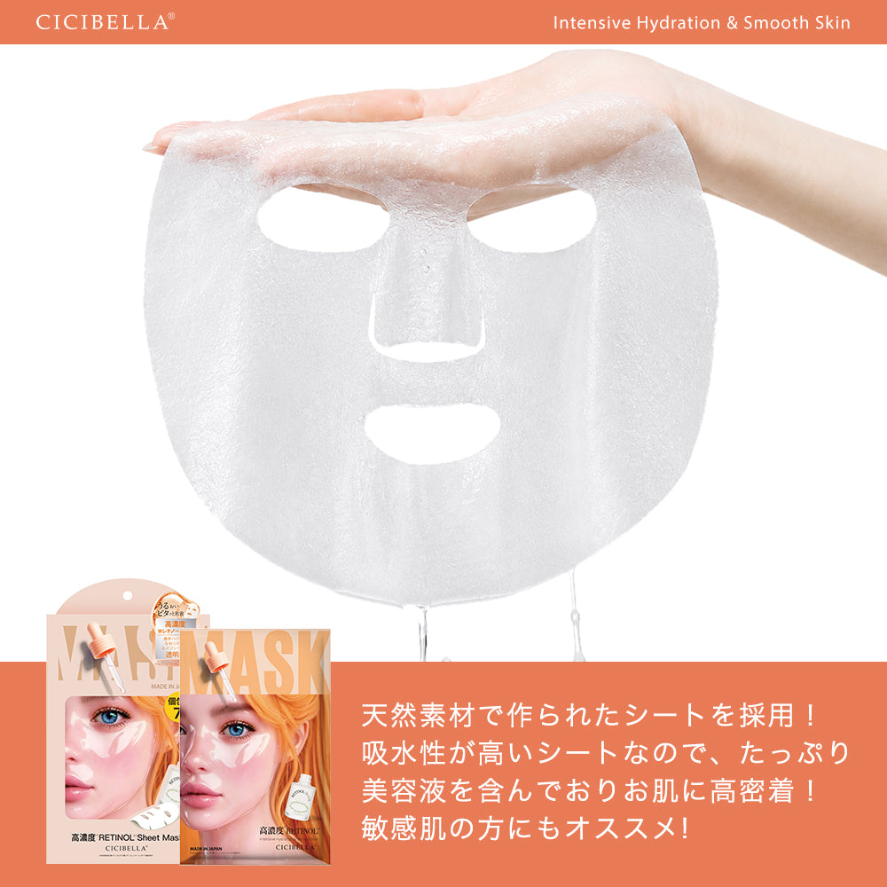 高濃度RETINOL シートマスク 個包装7枚 RT MASK 7 <SHEET MASK>